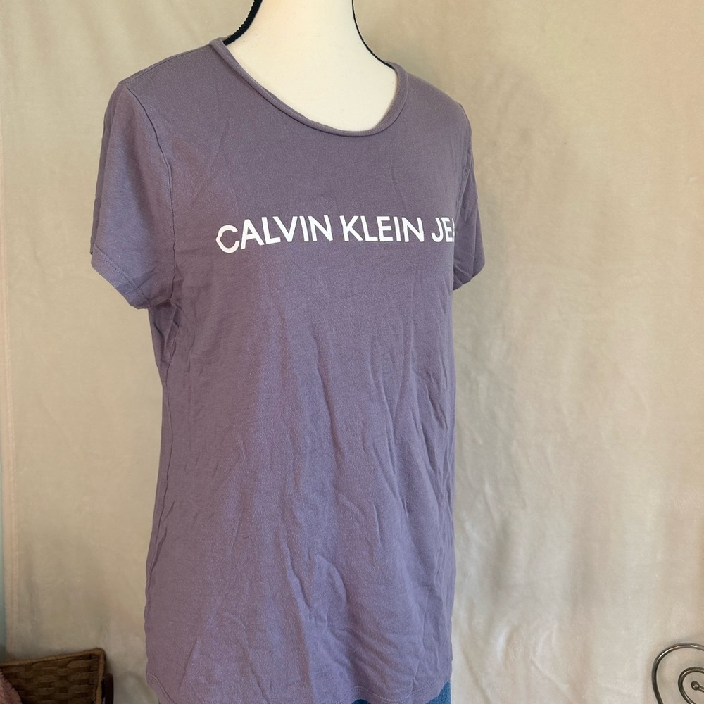 Calvin Klein Jeans Purple Short Sleeve Tee